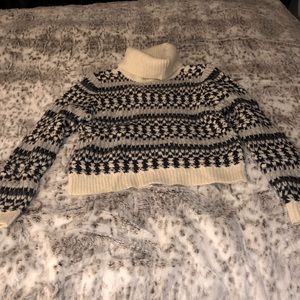 Loft heavy knit turtleneck sweater
